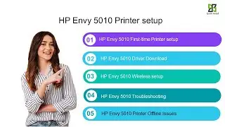 HP Envy 5010 printer setup | Unbox HP Envy 5010 printer | Wi-Fi setup