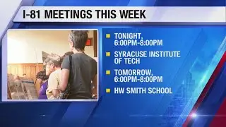 Two more I-81 neighborhood meetings scheduled this week