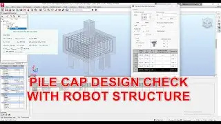 pile cap design in robot structure