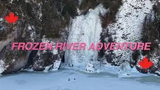 Cinematic Winter Adventure | Frozen Kennebecasis River & Ice Falls | New Brunswick 🇨🇦❤️
