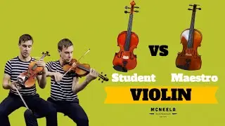 Violin Sound Comparison - McNeela Student Vs Maestro Violin ft. Liam O'Conor