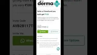 derma oc ka refer code #dermaoc #refer #refercode #shorts