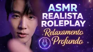 ASMR REALISTA ROLEPLAY - Relaxamento Profundo 🎧💜😴