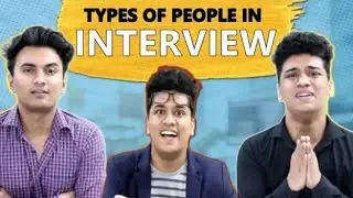 Types Of People In Interview | Kamran hussain | Funny Video | Dishoom film