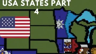How To Build Regular/Small Scale USA States In Minecraft Part 4 Iowa And Minnesota