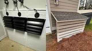 Installing 2500CFM of Cold Air Intake In My Crypto Mining Shed