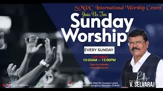 🔴LIVE | Sunday Service   | REV . V  SELVARAJ | 16th Mar 2025 | SMPC WORSHIP CENTER