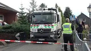 Fußgängerin von Müllwagen überrollt - verstorben in Neunkirchen-Seelscheid am 07.11.23 + O-Ton