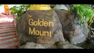 tour of the Golden Mount temple Bangkok Thailand