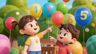 🎪 Circus Balloon Count &ndash; Colors in the Tent! 🎈🔢 | Fun Counting & Color Song for Kids