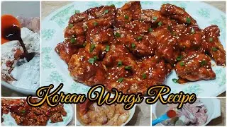korean wings recipe | fried wings recipe | korean food recipes | easy recipes