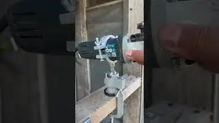 Practical angle grinder mounting bracket #tools