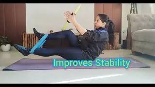 Mini Band in combo with Pilates Ring!#pilates #trending #trendingshorts#core ,#strength #online 