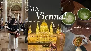 exploring Vienna & Budapest during my study abroad in Italy ✈️ eating hot dog and drinking beer 🍺