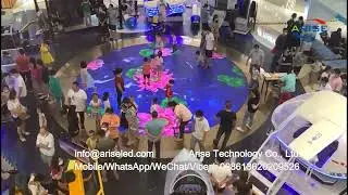 Mall stage wedding display wall dance floor led display screen Full color Indoor Outdoor interactive