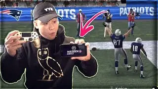PLAYING MADDEN MOBILE 20 WITH AN PS4 CONTROLLER!! Madden Mobile 20 Gameplay!!