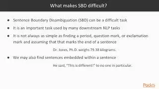 Getting Started with Natural Language Processing in Java : What Makes SBD Difficult | packtpub.com