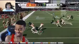 Adin Reacts To FlightReacts Madden Rage Compilation!