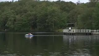 Last holiday weekend at Tobyhanna Lake