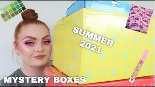 JEFFREE STAR SUMMER MYSTERY BOXES - 2021 - unboxing all 4! - Sadie Jones