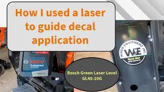 Laser Level For Decal Application
