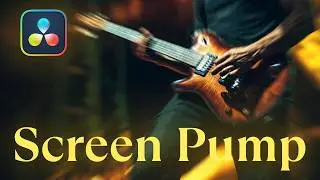 How to Add a Screen Pump Effect in Davinci Resolve Without Plugins
