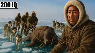 Inuit Hunters Take Down a Thrashing 2-Ton Walrus for Survival on Thin Ice