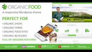 Organic Food | Ecology & Environmental, Store & Bakery WooCommerce, Responsive WordPress Theme |