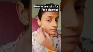 Raw milk or haldi face cleanser #skincare #dryskin #homeremedies #haldi #eaut s