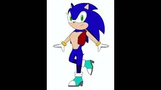 Cosmic Speed The Hedgehog! Female Sonic!  #myart #sonicau #drawing