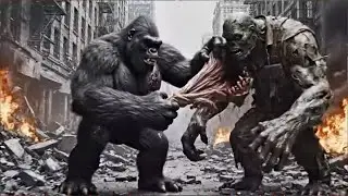 King Kong vs Giant Zombie Apocalypse | Epic Monster Survival Movie