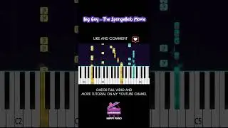 Big Guy &ndash; The SpongeBob Movie: Search for SquarePants Easy Piano #easypiano #piano #pianotutorial