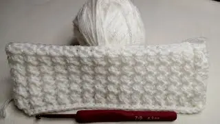 Live Crochet EASY One Row Repeat Pattern @ats9crochet