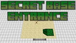 Minecraft 1.8: Secret Base Entrance - Simple & Undetectable