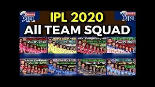 IPL 2020 ALL TEAM FULL SQUAD  ----UAE