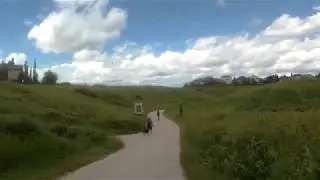 ВНИЗ С ХОЛМА!!! DOWN FROM THE HILL!! Calgary Fish Creek Park