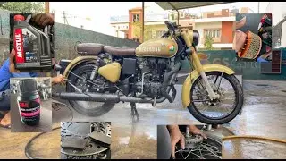 How to service Royal Enfield signals 350