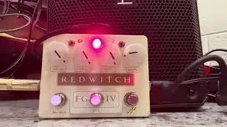 10/15/2024 Experiment Red Witch Pedals Fuzz God IV pedal+Agile Legacy 627 baritone guitar