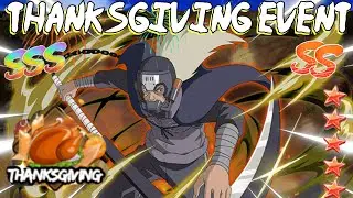 NEW THANKSGIVING EVENT + NEW SS-RANK HANZO THE SALAMANDER + RECRUITMENT SCROLLS IN CHAOS AND PEACE!!