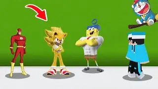ماين كرافت لكن سونيك علمنا شلون نصير سريعين !!؟ 🔥😱
