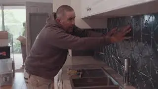 Pressed Tin Panels - Kitchen Installation