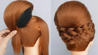 The EASIEST High Bun Hairstyle for Your WEDDING Day | Updo Hairstyle For Ladies In Party