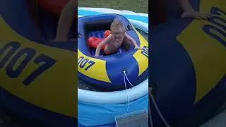 Child's First Hand Experience Being Captain Sailing His Own Ship Through High Seas Distant Waters