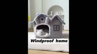 Introducing the Foldable Cat House: A Cozy Retreat with a Modern Twist!