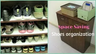 Space Saving Shoes Organization | Shoe Rack Organizer