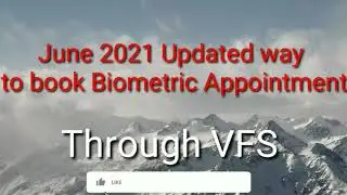 How To Book Biometrics Appointment Online for Canada | VFS updated biometrics requirements