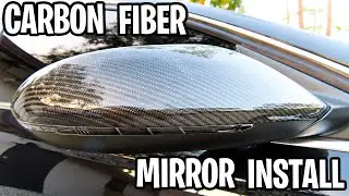 Carbon Fiber Mirror Install on my Audi S6