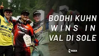 Bodhi Kuhn's first World Cup win! | Val di Sole Downhill | UCI MTB World Series 2023