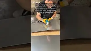 Fastest Way to Cut Sheet Metal! Amazing Electric Nibbler Tool in Action #craft #skills #tools #how