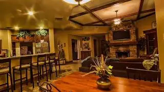Inside beautiful custom built house